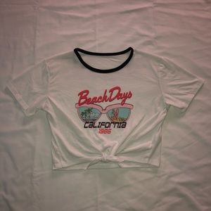 beach day top 🌈